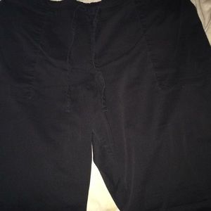 Black scrub pants